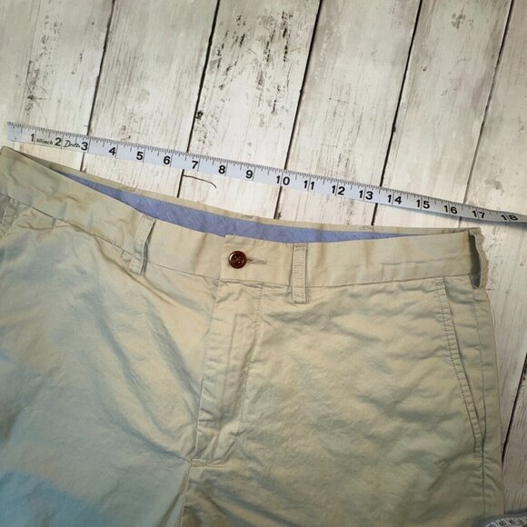 Polo Ralph Lauren Shorts Mens 34 Khaki Cotton Classic Fit Chino Golf Preppy - Picture 2 of 8